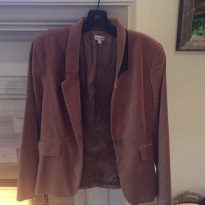 Tan velvet blazer  never worn.